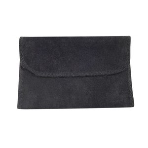 Minimalista nero ABS titolare della carta 110x70mm Logo personalizzato stile verticale per carte d'identità aziendali di credito - Product Image 1