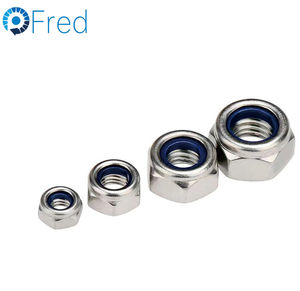 Sujetador de acero inoxidable Din985 Tornillo pesado Hex 5/16 tuercas y pernos de seguridad - Product Image 2