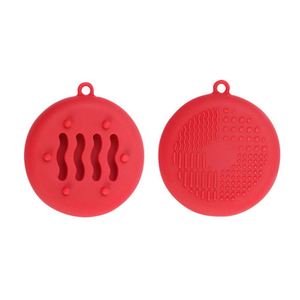 Housse de protection portable en silicone anti-poussière pour éponge de maquillage, en caoutchouc domestique avec boîte de rangement pour tampon de poudre et nettoyage - Product Image 4