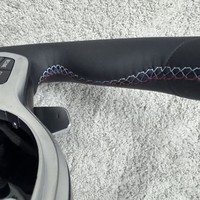 Volant sport en cuir et fibre de carbone avec LED pour BMW G20 G30 G11 G12 G15 G32 F90 F93