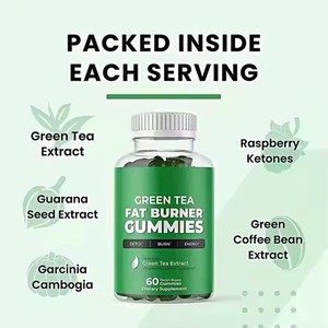 Vetverbrandende Gummies met Groene Thee Extract, voor een Platte Buik, Gewichtsbeheersing, Verbeterte Spijsvertering, Metabolisme en Gezondheidsondersteuning voor afslanking - Product Image 3