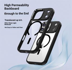 Kaou เคสแม่เหล็กสำหรับ17 PRO MAX, กันกระแทกเคลือบด้านสำหรับปกป้องทุกสภาพผิวเป็นมิตรกับผิวปุ่มกล้อง - Product Image 3