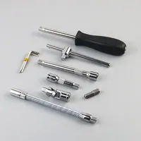 Juego de 46 Piezas de Destornilladores Manuales con Puntas de Acero al Carbono, Juego de Herramientas Mecánicas Personalizables OEM en Caja