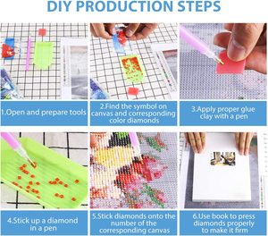 Whosale 5D Round Diamond Painting Set Peint à la Main Mountain Cabin Landscape Art Kits Frameless Home Decoration - Product Image 6