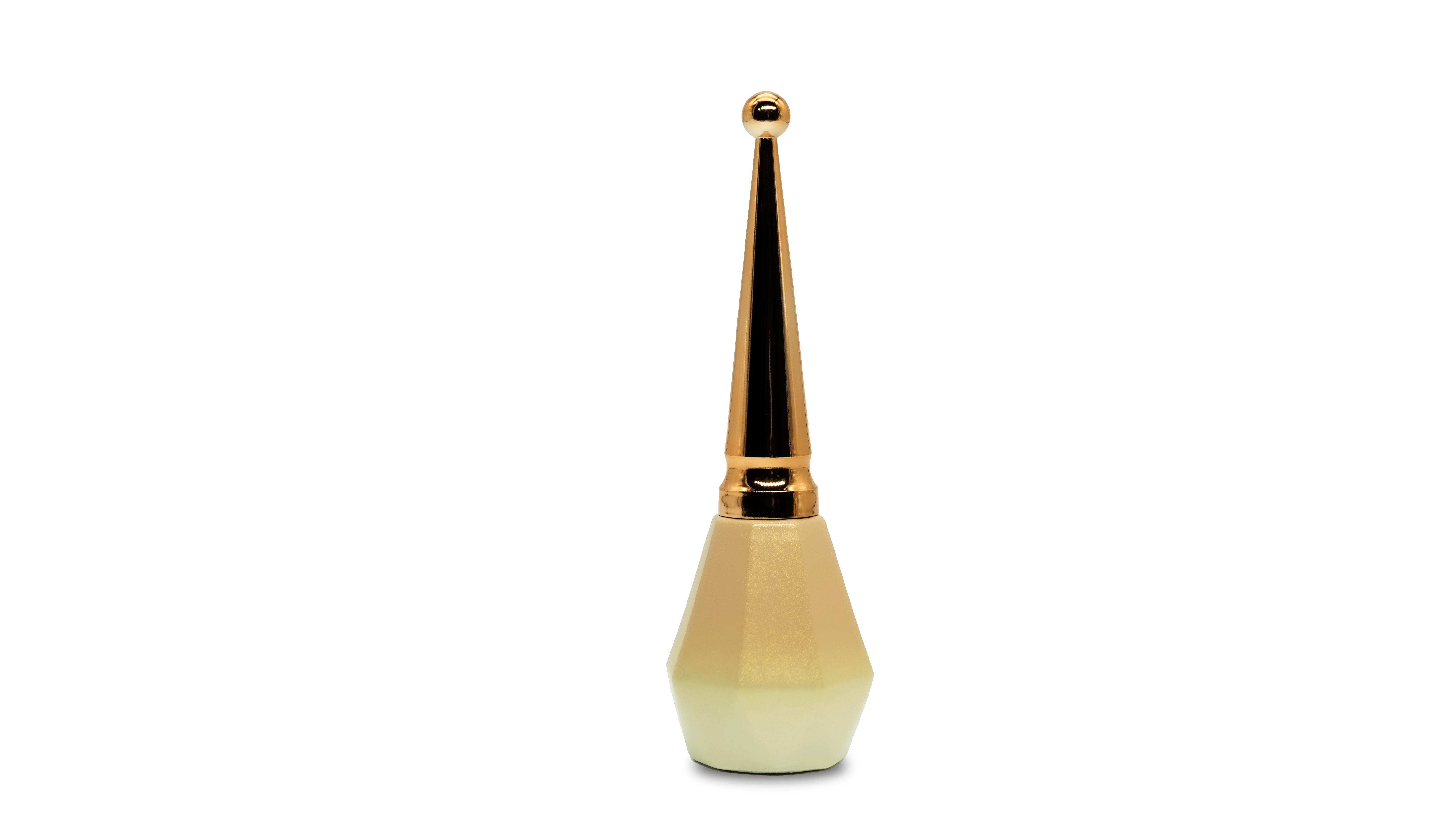 Gradient Gold Spraying Frosted Glass Nail Polish Bottles 5ml 7ml
