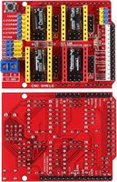 Carte d'extension CNC Shield V3 pour imprimante 3D, compatible avec les pilotes de moteur pas à pas A4988, pour machine de gravure, routeur CNC, pièces DIY