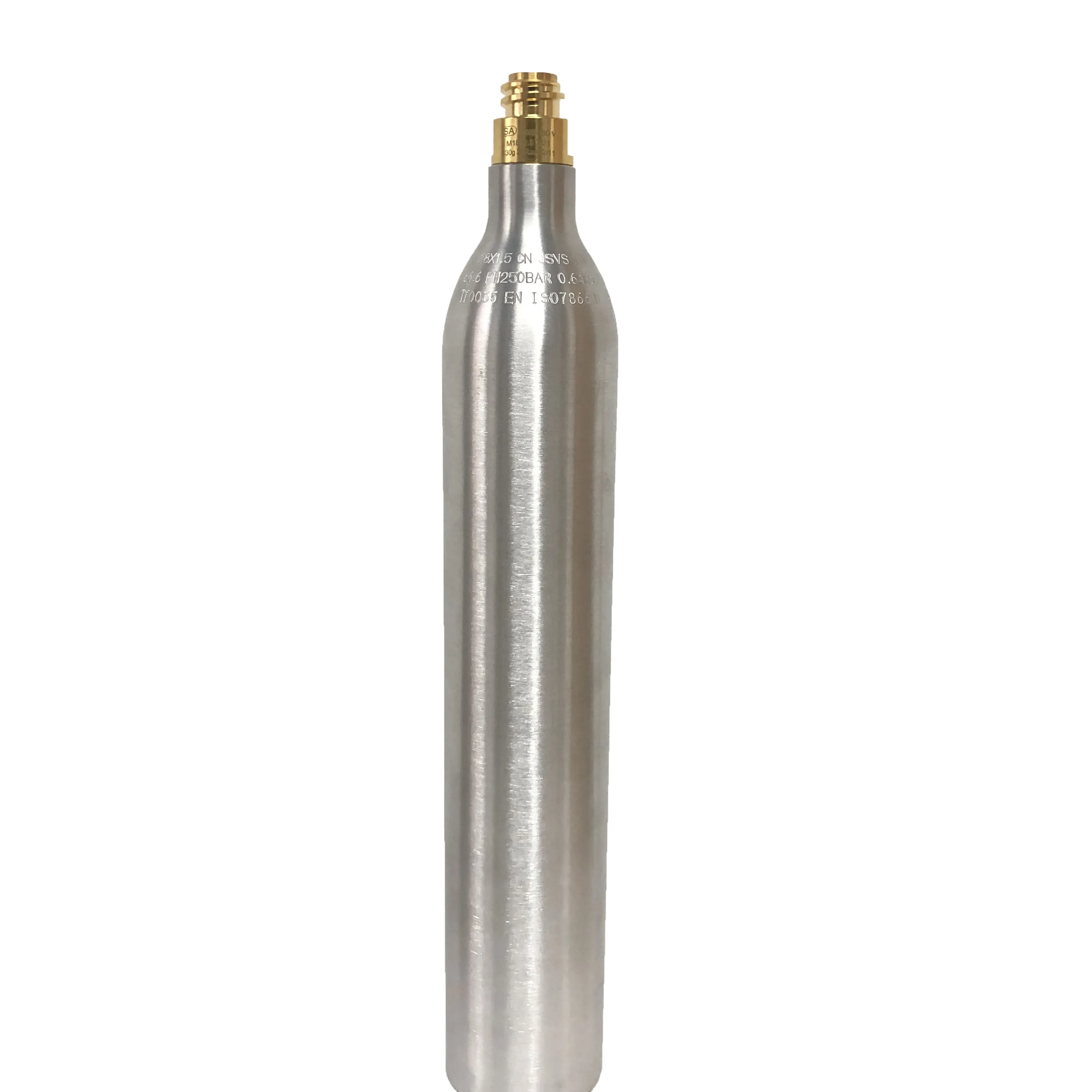 0.6l Co2 Алюминиевый содовый цилиндр для газированной воды Co2 60l газовый баллон пузырьков Co2 ЦИЛИНДР для резервуара