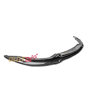 V Style Front Bumper Lip Chin Spoiler Side Winglet <b>Splitter</b> for BMW F80 M3 F82 F83 M4 Carbon Body Kits - Product Image 5