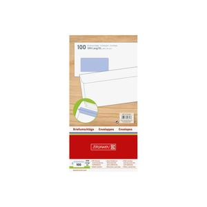 Brunnen Briefumschläge DIN Lang mit Fenster selbstklebend weiß 100 pièces - Product Image 2