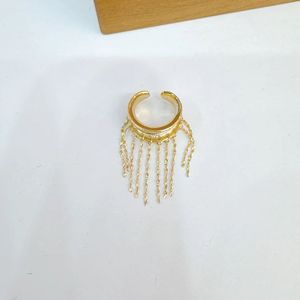 Pendientes de Aro Xinfly Au750 para Mujer, Diseño de Alta Gama, Lujosos, con Borla en Forma de U y Clip para la Oreja, Ideales para Fiestas - Product Image 5