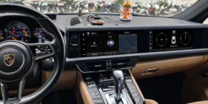 สำหรับ Porsche Cayenne ปี 2010-2017 หน้าจอคู่ขนาด 12.3 นิ้ว พร้อม GPS ในตัว ทีวี จอควบคุมกลาง แดชบอร์ด หน้าจอขนาดใหญ่ ระบบนำทาง 360 CarPlay - Product Image 5