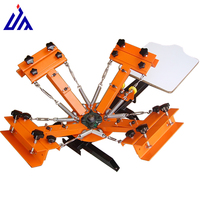 Machine d'impression sur soie à 4 couleurs, 2019, micro enregistrement industriel, 1 station 4