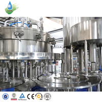 Ligne complète de mise en bouteille de boissons gazeuses, remplisseuse de carbonatation pour bouteilles PET, machine de remplissage de boissons non alcoolisées, usine de fabrication