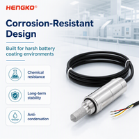 Transmetteur de point de rosée résistant à la corrosion HENGKO HG602-G pour atelier de revêtement de batteries