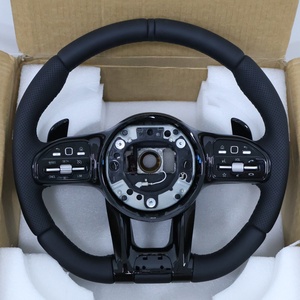 Volant personnalisé avec palettes de commande pour Mercedes Benz AMG W205 CLA <span class=keywords><strong>250</strong></span> CLS63 GLK 350 A250 GLC200 - Product Image 1