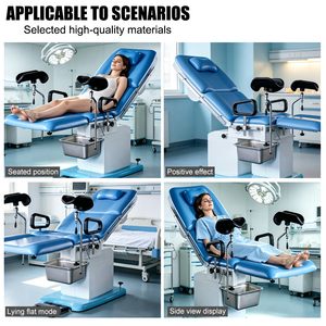 Silla de Examen Ginecológico Eléctrica con Respaldo Ajustable, Venta Directa de Fábrica, para Centros de Salud Comunitarios <span class=keywords><strong>y</strong></span> Clínicas - Product Image 4