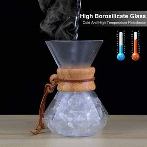 Service à café, tasse à café et cafetière avec filtre en acier inoxydable, <span class=keywords><strong>Carafe</strong></span> résistante à la chaleur - Product Image 4