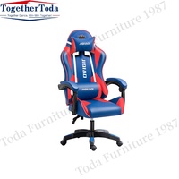 Silla Game Chair Gamer Massage Racing Gaming Chair RGB Hot Sale Computer PC Gaming PU Leather Pink Aluminum GENUINE Leather Led
