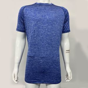 Camisetas Deportivas de Compresión de Manga Corta con Estampado, Ropa de Gimnasio a la Moda, Venta al Por Mayor, Tallas Grandes Personalizadas para Hombre, 85% Poliéster - Product Image 1