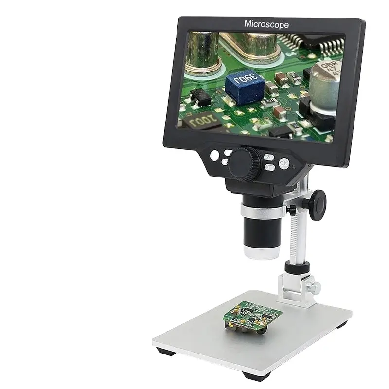 1200x Microscoop Digitale Draagbare 7 "Lcd Video Microscoop 12mp Voor Het Solderen Van Elektronische Pcb Inspectie Continue Zoom