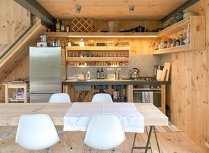 Maison en bois préfabriquée de 35 mètres carrés entièrement personnalisée et confortable avec <span class=keywords><strong>grenier</strong></span> à deux étages avec conception modulaire - Product Image 5
