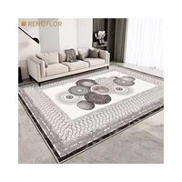 Vente en gros de grands tapis de salon en imitation cachemire imprimés de qualité supérieure tapis de chambre table basse dans le salon tapis tapis