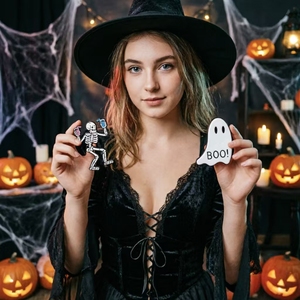 Pins de esmalte de dibujos animados con la frase 'Está bien no estar bien', personalizados, con mensajes positivos e inspiradores de amor, insignias de Año Nuevo Chino, broches de solapa, accesorios de joyería - Product Image 4