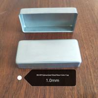 Accessoires de tête de colonne de garde-corps carrés en stock pour escaliers, clôtures de construction, accessoires métalliques montés sur le dessus, personnalisables