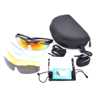 5 lentes polarizadas tácticas para bicicleta, gafas de sol deportivas intercambiables para ciclismo de montaña