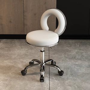 Large Rotating Round Salon Work <b>Stool</b> Professional Adjustable Beauty Makeup Master <b>Stool</b> - Product Image 2