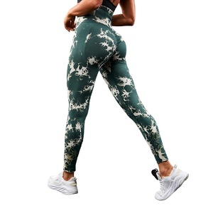 Pantaloni da yoga a vita alta e ad asciugatura rapida per sport fitness da donna pantaloni da yoga slim pantaloni da yoga svasati I <span class=keywords><strong>migliori</strong></span> pantaloni per lo yoga - Product Image 6