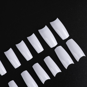 Lot de 500 <span class=keywords><strong>faux</strong></span> <span class=keywords><strong>ongles</strong></span> en forme de C, naturels, pour salon, à presser, pour nail art - Product Image 2