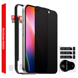 ฟิล์มกันรอยแบบป้องกันความเป็นส่วนตัวคุณภาพสูง ความแข็ง 9H สำหรับ iPhone 11 12 13 14 15 Pro Max ฟิล์มกันรอยแบบมืออาชีพ - Product Image 1