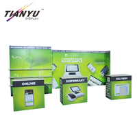 Stand d'exposition innovant TIANYU avec intégration SEG sans couture, favorisant des plans d'exposition durables et multi-usages