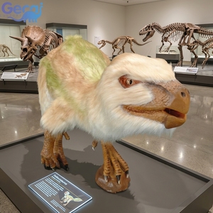 Dinosaures herbivores animatroniques réalistes à plumes pour parc d'attractions sur le thème des dinosaures jurassiques - Product Image 6