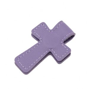 PU Leather Cross <b>Bookmark</b> Magnetic Book Accessory Compact Elegant Soft Magnetic Secure Page Holder Cross <b>Bookmark</b> Gift - Product Image 3