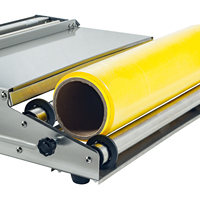 Machine d'emballage en film plastique PVC en acier inoxydable pour supermarché, boucherie, fruits frais, légumes, viande