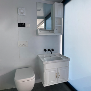 Diseño moderno Modular Casa prefabricada Sala de estar Jardín Pod Apple Cabin portátil oficina en casa 20 pies 40 pies - Product Image 3