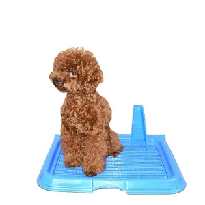 Wholesale Supplier Indoor Reusable Washable Plastic Dog Toilet Puppy Potty Trainer Dog Pee Pad Holder Pet Tray Training Pad Mat