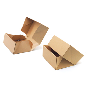 Eco Friendly Cheap Eco Friendly Kraft Corrugated Paper Box Display Box Customized Foldable Easy Shipping Box Printing
