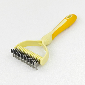 Peigne démêlant pour animaux de compagnie, pour chats et chiens, grande et petite taille, double face pour éliminer les poils et les nœuds. - Product Image 3