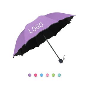 Paraguas Plegable de Viaje Parachase de 10 Varillas, Resistente al Agua, con Protección UV y Logotipo Personalizado - Product Image 1