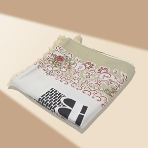 flanelle antidérapant, motif mosquée en relief, pour hommes et femmes, cadeau pour l’Aïd et le Ramadan, 80x120 cm (lot de 2) - Product Image 1