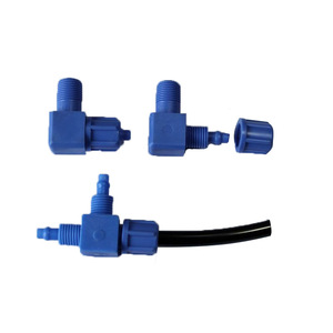 Conectores de Tubería de Plástico de 1-25 mm de Diámetro, Moldeados por Inyección, Tipo Horizontal, para Drenaje de Acuarios - Product Image 1