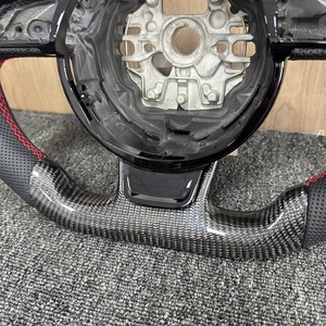 Volante de coche de fibra de carbono para <span class=keywords><strong>Audi</strong></span> B8.5 <span class=keywords><strong>S4</strong></span> S5 RS5 RS6 Q5 Q7 Q3 Q8 A1 A3 A4 A5 A6 A7 S3 S1 S6 RS3 RS4 B8 C6 C7 - Product Image 4