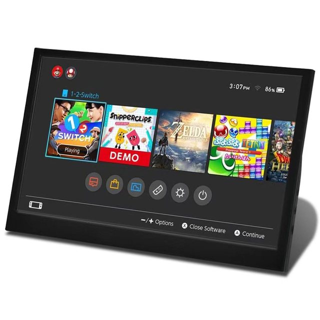 Portable 11.6 Inch 1366X768 TFT LCD Gaming Monitor for High DMI Compatibility PC Raspberry Pi PS4 Xbox360 USB Type C for Laptop