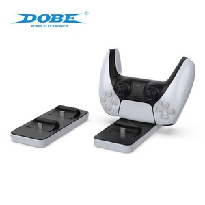 DOBE, suministro directo de fábrica, estación de carga de base dual para Playstations 5 PS5 DualSense Controller, accesorios de juego - Product Image 1