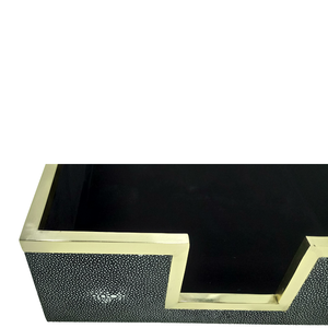 OEM/ODM MDP + L Shagreen joyería de piel sintética/sin cuello/cajas de almacenamiento de relojes - Product Image 4