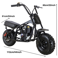 Scooters à essence 40cc à frein à disque avant et arrière motos tout-terrain à essence pour adultes vente à chaud