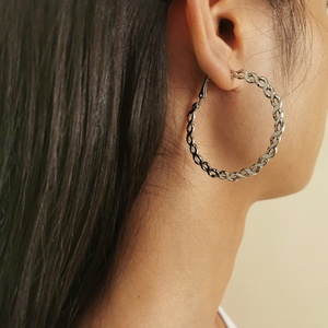 Ensemble de 3 paires de boucles d'oreilles créoles torsadées en <span class=keywords><strong>or</strong></span>, Vintage, créoles épaisses, Huggie, cadeaux pour femmes, nouvel arrivage 2023 - Product Image 2